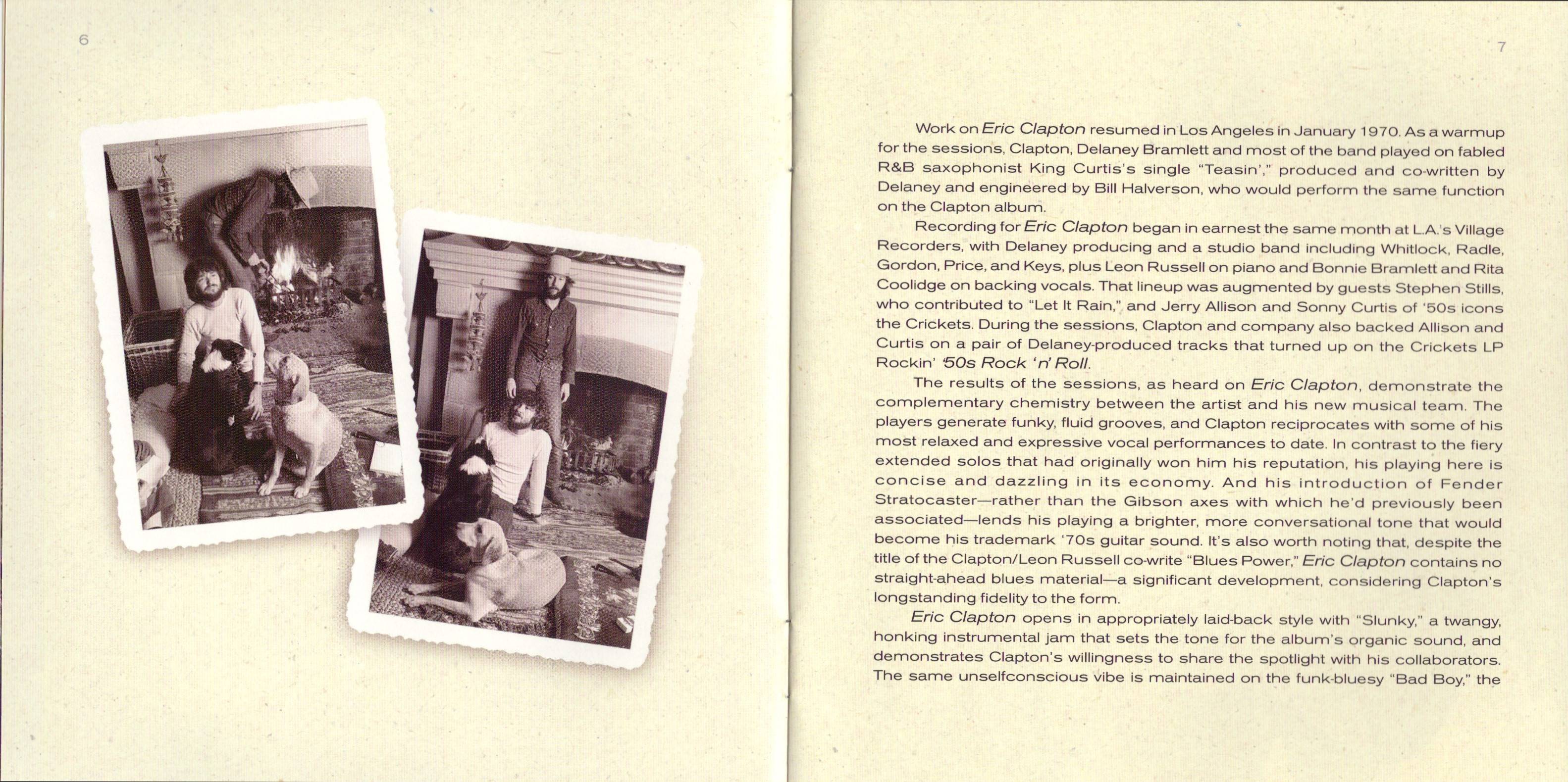 Eric Clapton Eric Clapton Limited Edition : Booklet04 JPN